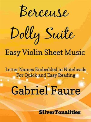 cover image of Berceuse Dolly Suite Easy Violin Sheet Music